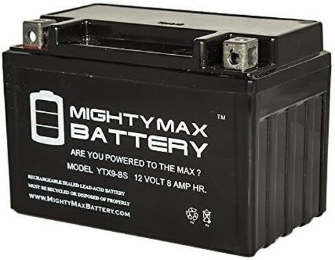 Mighty Max Battery YTX9-BS SLA Battery for Kawasaki 300 EX300 Ninja, ABS 2013-2014 in Saudi Arabia