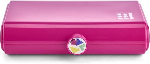 Caboodles Take It Tote, Pink, Makeup Travel Case with Large Built-In Mirror, Mint Auto-Open Tray, Snap-Tight Lid, Ideal for Quick Touch Ups On The Go in Saudi Arabia