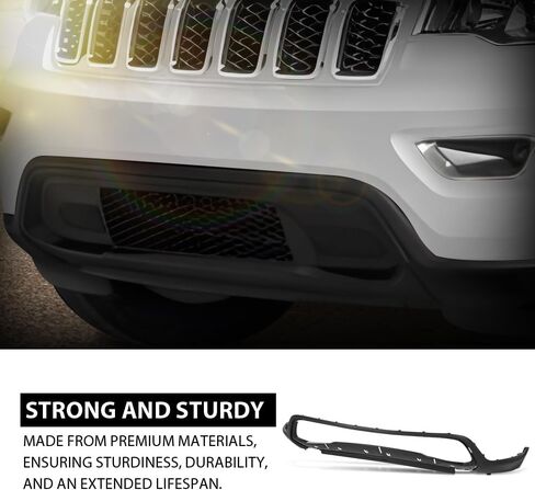 G-PLUS Front Lower Bumper Cover, Compatible with Jeep Grand Cherokee 2014-2022, 68262001AA in Saudi Arabia