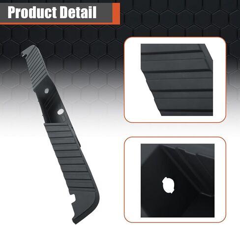 labwork Black Plastic Rear Bumper Step Pad without Auto Park Sensors Hole Replacement for F250 F350 F450 Super Duty 2008-2016 DC3Z17B807CA in Saudi Arabia