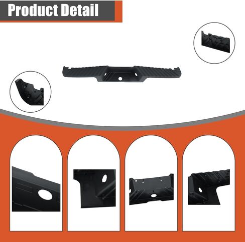 labwork Black Plastic Rear Bumper Step Pad without Auto Park Sensors Hole Replacement for F250 F350 F450 Super Duty 2008-2016 DC3Z17B807CA in Saudi Arabia
