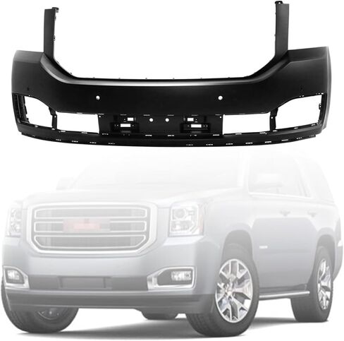 غطاء المصد الأمامي يوكون يناسب 2015 2016 2017 2018 2019 2020 جي إم سي يوكون ويوكون XL 84407940 GM1000975، مع فتحات استشعار in Kuwait