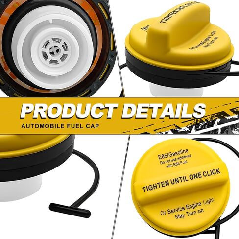 Fuel Cap Gas Cap Compatible with Chevy Silverado 1500 2012-2013 Tahoe 2012-2014 Cadillac Escalade 2012-2014 GMC Sierra 1500 2012-2013 Replace OE#GT347, 20962524 in Saudi Arabia