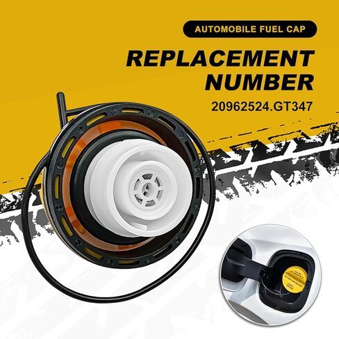 Fuel Cap Gas Cap Compatible with Chevy Silverado 1500 2012-2013 Tahoe 2012-2014 Cadillac Escalade 2012-2014 GMC Sierra 1500 2012-2013 Replace OE#GT347, 20962524 in Saudi Arabia