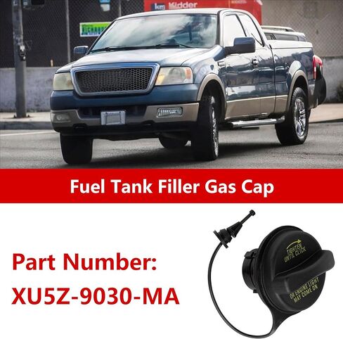 Gas Cap Fuel Tank Cap for Ford F-150 2000-2004 for Lincoln Navigator 2000-2004 Fuel Tank Filler Cap Part Number XU5Z-9030-MA 1Pcs Black in Saudi Arabia