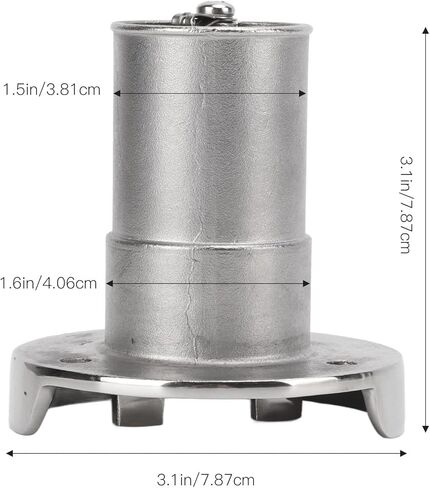 Aramox Boat Fuel Filler, 1.5in Boat Deck Filler with Fill Gas Fuel Stainless Steel for Marine Yachts RVs Trucks Trailers in Saudi Arabia