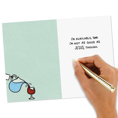 Hallmark Shoebox Funny Support Card (I'm Not As Good As Jesus) for Sympathy, Tough Times, Illness, Job Loss in Saudi Arabia