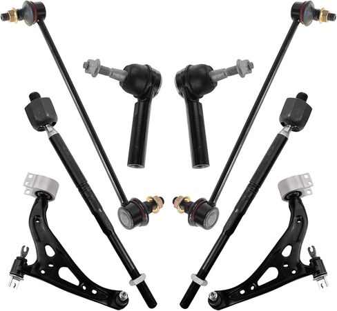 Front Steering & Suspension Kit Control Arm with Ball Joint Sway Bar Stabilizer Link Tie Rod Compatible with 2018-2021 Chevrolet Equinox GMC Terrain in Saudi Arabia