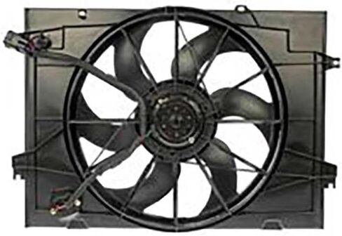 مجموعة مروحة تبريد المحرك قطعة واحدة تحل محل 253801F250، 253801F251 متوافقة مع Hyundai Tucson 2005 2006 2007 2008 2009 متوافقة مع Kia Sportage 2005 2006 2007 2008 2009 2010 in Saudi Arabia