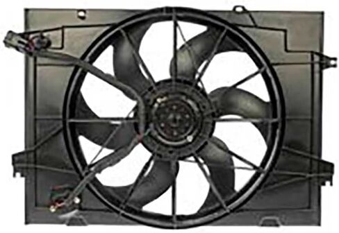 مجموعة مروحة تبريد المحرك قطعة واحدة تحل محل 253801F250، 253801F251 متوافقة مع Hyundai Tucson 2005 2006 2007 2008 2009 متوافقة مع Kia Sportage 2005 2006 2007 2008 2009 2010 in Saudi Arabia