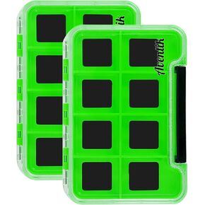 Aventik Waterproof Fly box,Waterproof Floating Fishing Lure Box (Small, Grip Foam Fly Box) in Kuwait