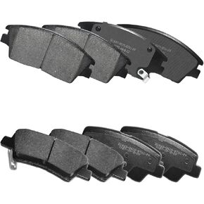 Ceramic Disc Brake Pads Kits Front and Rear, Fit for 2016 2017 2018 2019 2020 2021 Hyundai Tucson, 2017 2018 2019 2020 2021 Kia Sportage (D1847, D1445) in Kuwait
