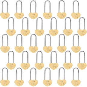 2 قطعة 3.5 بوصة 50 مم قفل الحب على شكل قلب قفل الرغبات بدون مفتاح لعشاق الزفاف، عيد الحب، الذكرى السنوية، السفر، عيد الحب (بدون مفتاح) in Kuwait