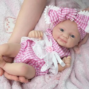 Mire & Mire 14" Reborn Baby Dolls, Realistic Soft Silicone Newborn Baby Dolls, Not Vinyl Dolls in Saudi Arabia