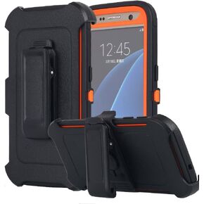 Galaxy S7 Case, AICase Heavy Duty Holster Case Belt Clip + Armor Protective Kickstand Cover with Built-in Screen Protector for Samsung Galaxy S7 (2016) (Grey) in Kuwait