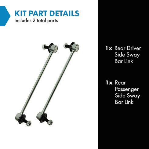 TRQ Rear Sway Bar Stabilizer Link Set Compatible with 2007-2012 Lexus ES350 2006-2012 Toyota Avalon 2007-2011 Camry in Saudi Arabia