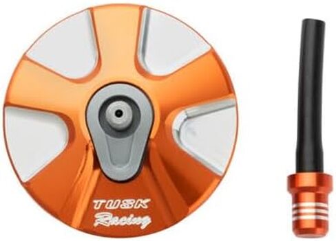 غطاء غاز من الألومنيوم من Tusk Billet باللون البرتقالي لـ KTM 350 XC-F Kailub Russell Edition 2021 in Saudi Arabia