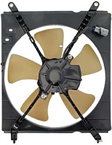 Right Engine Cooling Fan Assembly 1PC Replaces 1636303070, 1636311050 Compatible with Camry 1997 1998 in Saudi Arabia