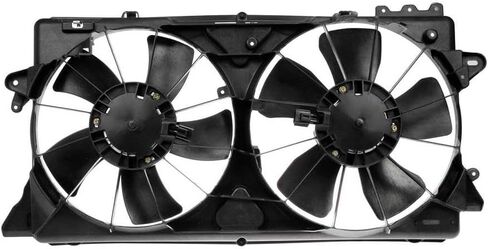 Engine Cooling Fan Assembly 1PC Replaces BL3Z8C607A, BL3Z8C607B Compatible with Expedition 2010-2017 Compatible with F-150 2010-2014 Compatible with Lobo 1997-2014 in Saudi Arabia