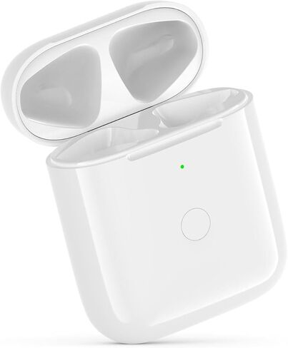 Wireless Charging Case Compatible with AirPods 3rd Generation, Replacement Charging Case with Bluetooth Pairing for AirPods 3rd, Sync Button & Lightning Port (White) in Saudi Arabia