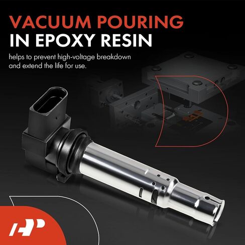 A-Premium Engine Ignition Coil Pack Compatible with Audi A8 Quattro 2012-2016 W12 6.3L DOHC in Saudi Arabia