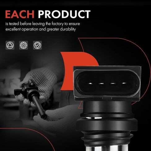 A-Premium Engine Ignition Coil Pack Compatible with Audi A8 Quattro 2012-2016 W12 6.3L DOHC in Saudi Arabia