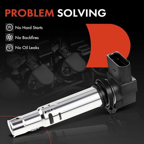 A-Premium Engine Ignition Coil Pack Compatible with Audi A8 Quattro 2012-2016 W12 6.3L DOHC in Saudi Arabia