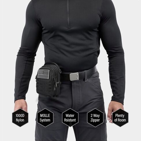 WYNEX Tactical Molle Small Utility Pouch, Police Duty Belt Vest Accessories in Kuwait