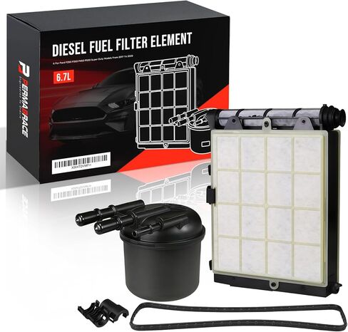 DF4625 Diesel Fuel Filter Kit for Ford 6.7L Power Stroke - Compatible with 2017-2024 F250 F350 F450 F550 Super Duty - Replaces FD-4625 FD-4624 in Kuwait