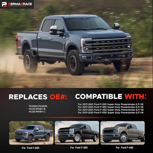 DF4625 Diesel Fuel Filter Kit for Ford 6.7L Power Stroke - Compatible with 2017-2024 F250 F350 F450 F550 Super Duty - Replaces FD-4625 FD-4624 in Kuwait