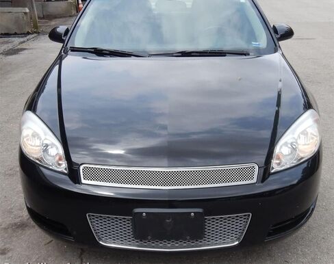 APS متوافق مع Chevy Impala 2006-2013 & 14-16 Impala Limited & 06-07 Monte Carlo الرئيسي العلوي من الفولاذ المقاوم للصدأ شبكة الكروم الأمامية إدراج C75765T in Saudi Arabia