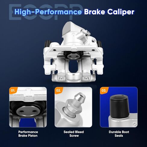 ECCPP 19B6284A 19B6285A Rear Left & Right Brake Caliper Assembly Fit For 13-18 for Ford for C-Max,13-16 for Escape,14-18 for Transit Connect,09-13 for Mazda for 3,10-13 for 3 Sport [2PCS] in Saudi Arabia