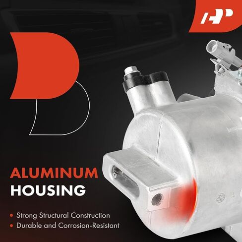 A-Premium Air Conditioner AC Compressor with Clutch Compatible with Mitsubishi Mirage 2014-2015/2017-2022, Mirage G4 2017-2022, with 6 Groove Pulley in Saudi Arabia