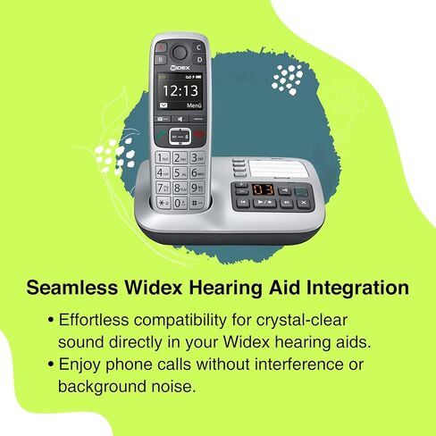 Phone Dex 2 Hearing Aid-Compatible Cordless Phone - Clear and Easy Communication for Widex Hearing Aids in Saudi Arabia