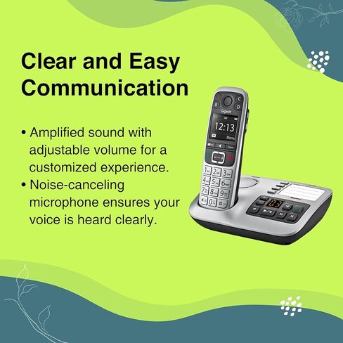Phone Dex 2 Hearing Aid-Compatible Cordless Phone - Clear and Easy Communication for Widex Hearing Aids in Saudi Arabia
