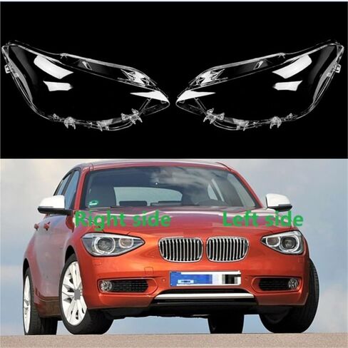 متوافق مع BMW 1 Series F20 116i 118i 120i 2012 2013 2014 غطاء المصباح الأمامي للسيارة غطاء شفاف للمصابيح الأمامية عدسة استبدال عاكس الضوء (الجانب الأيسر) in Saudi Arabia