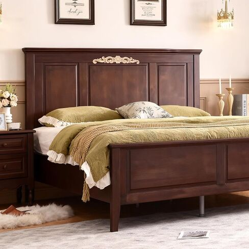 4 Pcs Decorative Wood Long Flower Carved Appliques Onlays, 6.3 Inch Unpainted Solid Wood Appliques, Hand-Carved Furniture Carving Decal for Cabinet, Bed, Wardrobe, Closet DIY Home Decor（1.2×6.3inch） in Saudi Arabia