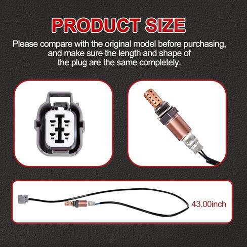 Oxygen O2 Sensor Downstream, 02 Sensor Compatible with Honda for Accord 2003-2007, for Acura for TSX 2004-2008, OE 234-4797 in Saudi Arabia