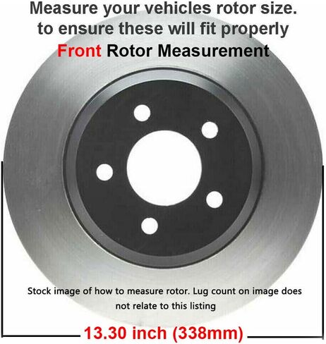 Detroit Axle - Brake Kit for Toyota 03-09 4Runner Lexus GX470 13.31" inch Front and 12.28" inch Rear Drilled & Slotted Brake Rotors Ceramic Brakes Pads 2003 2004 2005 2006 2007 2008 2009 Replacement in Saudi Arabia