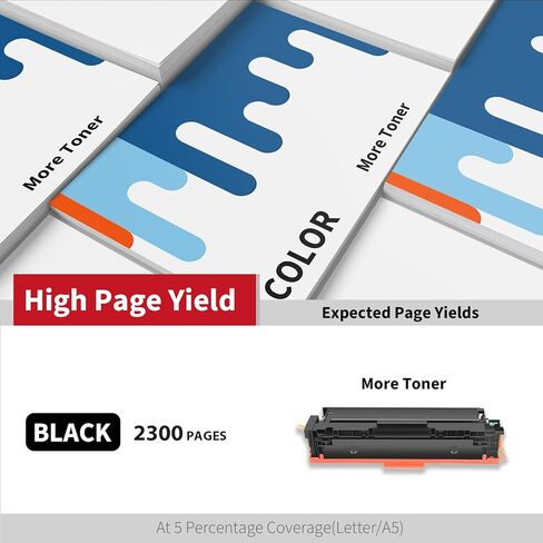 055 055H Toner Cartridge Replacement for Canon 055 Toner Cartridge Set for Canon Color ImageCLASS MF743Cdw MF741Cdw MF746Cdw MF743 Printer (Black Cyan Magenta Yellow, 4-Pack) in Saudi Arabia