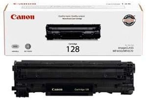 خرطوشة كانون 128 - أسود - أصلي - خرطوشة حبر - للفاكسفون L100، L190، ImageCLASS D530، D550، D560، MF4450، MF4570، MF4770، MF4880، MF4890 in Saudi Arabia
