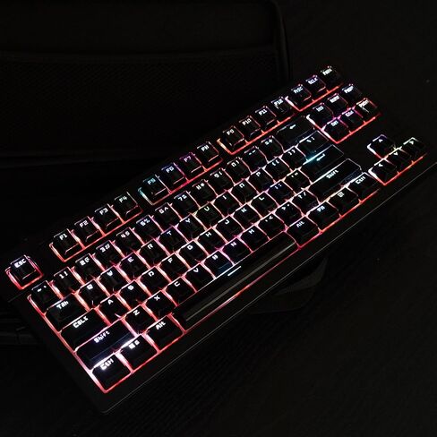 mintcaps Keycaps - 104 Keys Crystal Jelly Keycaps Translucent Custom Keyboard Keycap OEM Profile Cute Keycaps for 60/65 /75/100 Cherry Gateron Mx Mechanical, Pink and White in Saudi Arabia