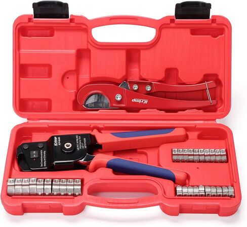 iCrimp Rachet PEX Pipe Cinch Tools for Stainless Steel Clamps meet ASTM 2098 clamping 3/8, 1/2, 3/4, 5/8,1-inch Pipe Tubing Blue in Kuwait