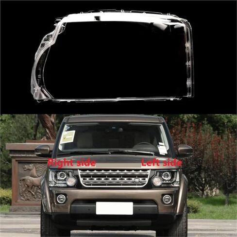 متوافق مع لاند روفر ديسكفري 4 LR4 2014 2015 2016 2017 غطاء المصباح الأمامي غطاء المصباح الشفاف عاكس الضوء استبدال العدسة (الجانب الأيسر) in Saudi Arabia