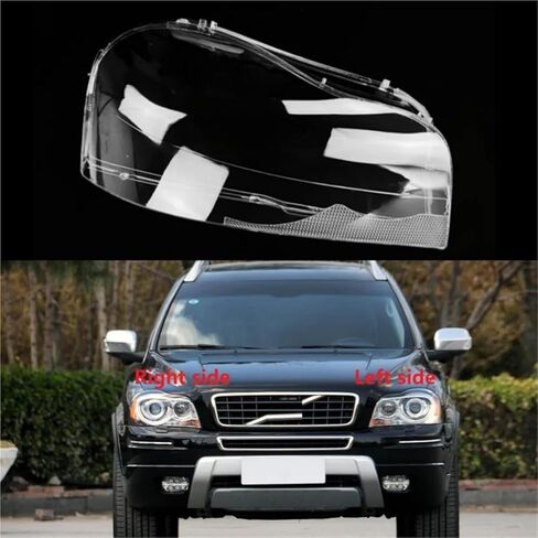 Compatible For Volvo XC90 2004-2013 Car Headlamp Cover Headlight Shell Transparent Lampshade Replace The Original Housing Lens(Left side) in Saudi Arabia