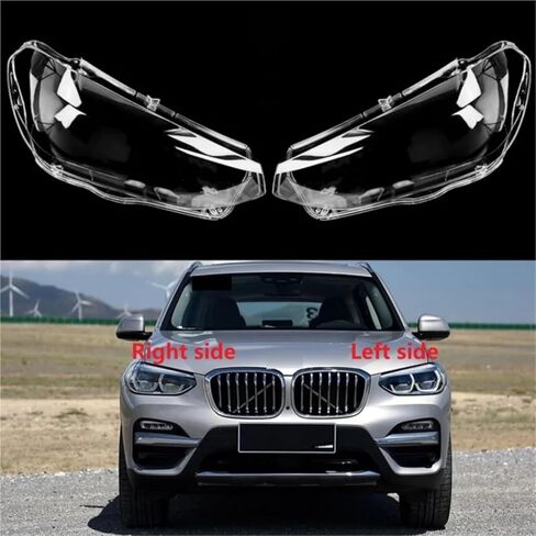 متوافق مع BMW X3 X4 2018 2019 2020 2021 غطاء المصباح الأمامي غطاء المصباح الأمامي الشفاف استبدال عدسة عاكس الضوء الأصلية (الجانب الأيسر) in Saudi Arabia
