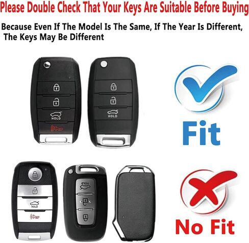 حافظة غطاء Key Fob متوافقة مع غطاء ملحقات Kia Sorento Sportage Rio Soul Forte Optima Carens Picanto in Kuwait