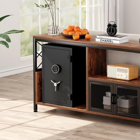 RPNB Deluxe Fireproof Safe Box, Digital Fire Proof Safe with Touch Screen, 3 Spoke Handle and Removable Shelf, Fireproof Home Safes for Jewelry Cash Documents and More, 2.12 Cubic Feet in Saudi Arabia