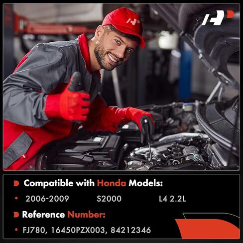 مجموعة ممتازة من 4 حاقن وقود متوافقة مع Honda S2000 2006 2007 2008 2009 2.2L، استبدال # 16450PZX003 in Saudi Arabia