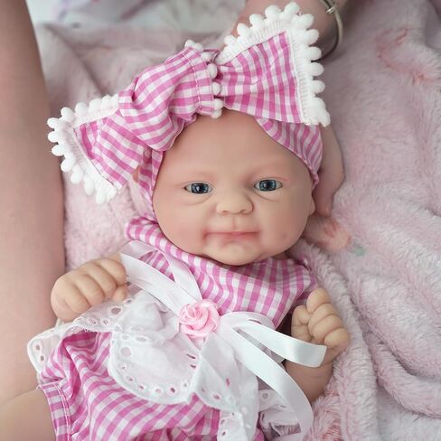 Mire & Mire 14" Reborn Baby Dolls, Realistic Soft Silicone Newborn Baby Dolls, Not Vinyl Dolls in Saudi Arabia